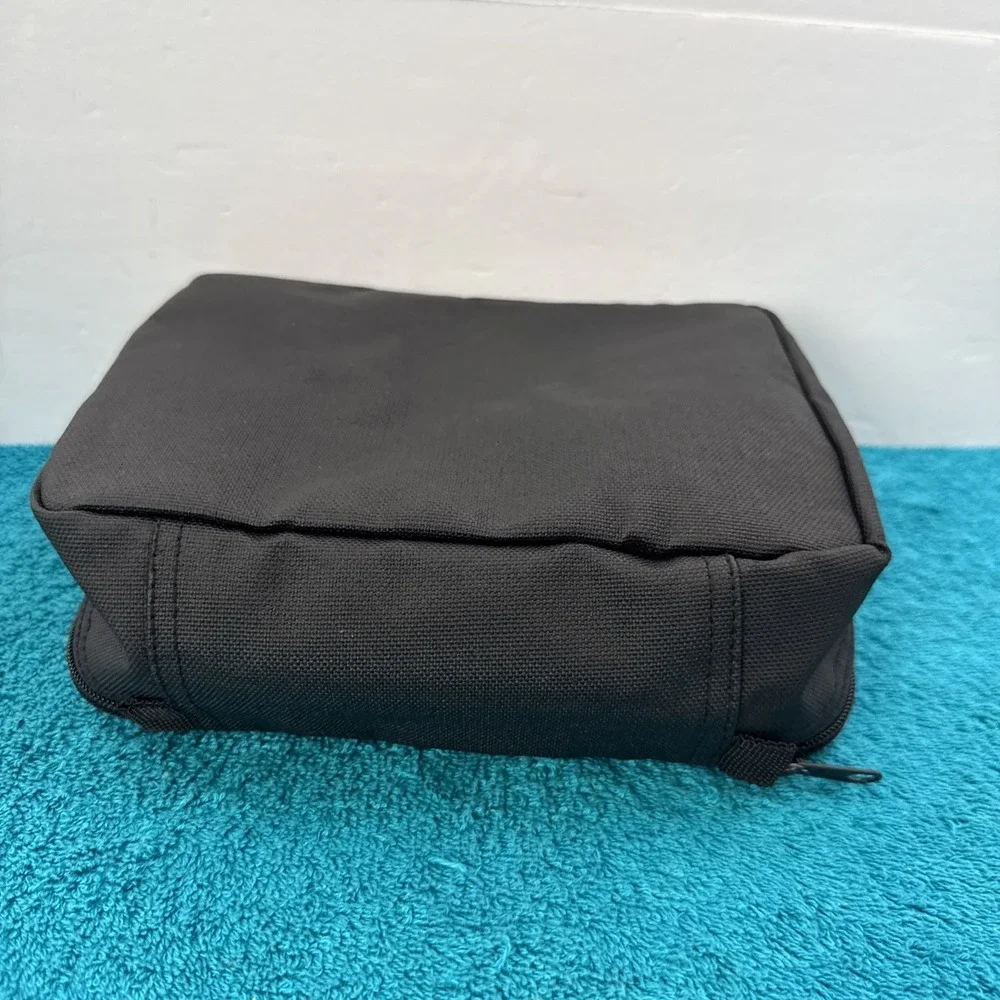 SAMSONITE Travel Organizer Zippered Pouch In‎ Black Canvas Fabric